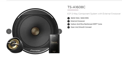 Pioneer TS-A1608C 6.5" Component Speaker