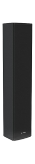 Bosch LA2-UM40-D-IN Metal Column Speaker, 40W, Black