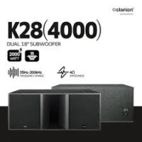 Clarion JM-K28A dual 18" Long throw Neo Subwoofers