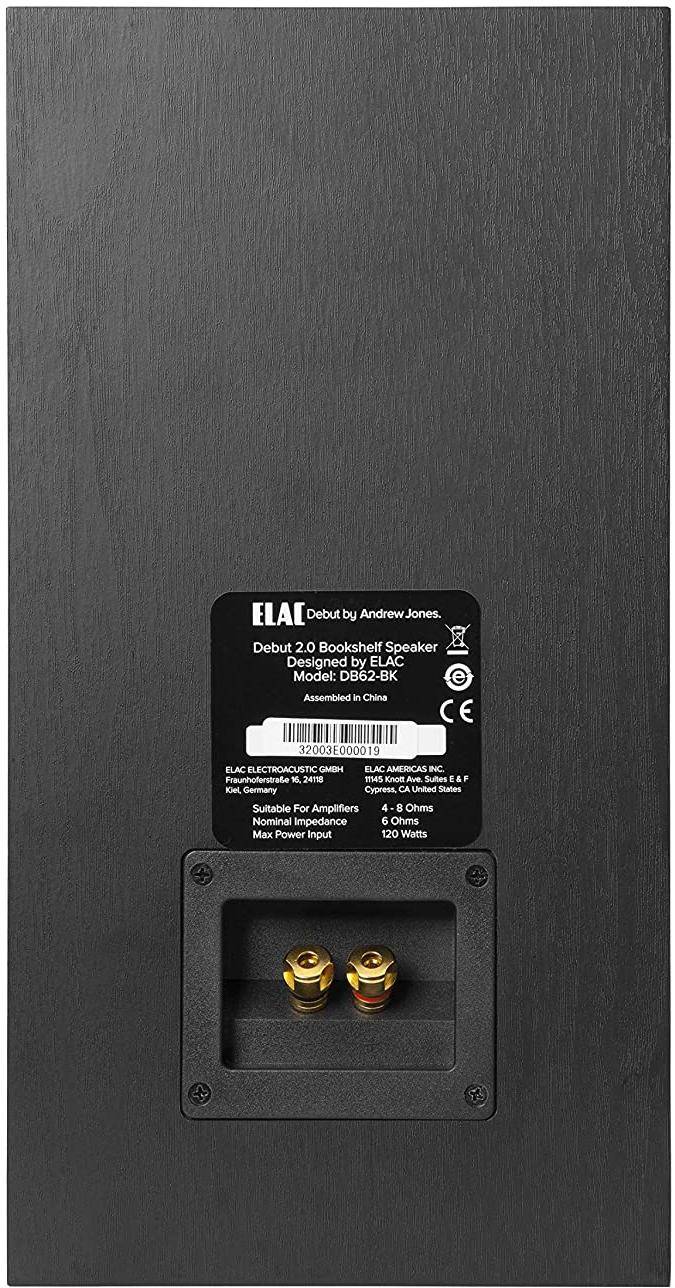 Elac Debut B5.2 Bookshelf Speakers- Black Pair - Image 2