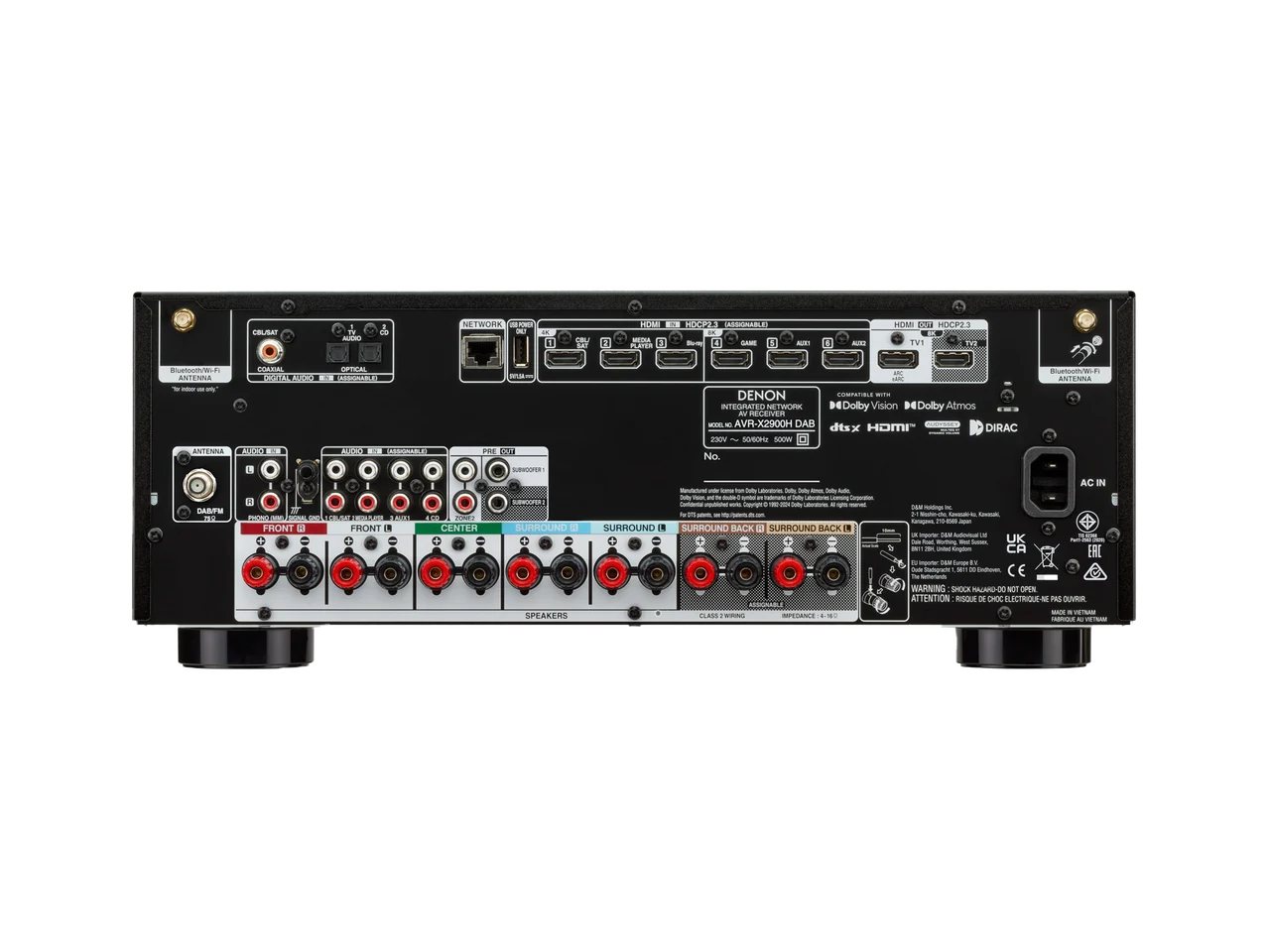Denon AVR-X2900H 7.2CH 8K Receiver - Image 2